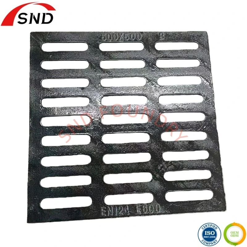 Single Ductile iron Gully Grating 500X500 16kg
