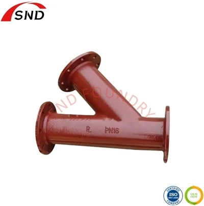 Rury z żeliwa sferoidalnego, wszystkie z kołnierzem Y